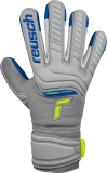 Reusch Attrakt Grip Evolution Finger Support 5270820 6006 yellow grey front